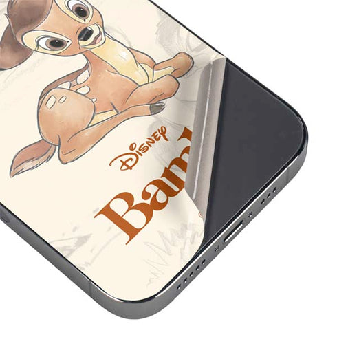 Disney Bambi Sketched Portrait iPhone 14 Pro Skin